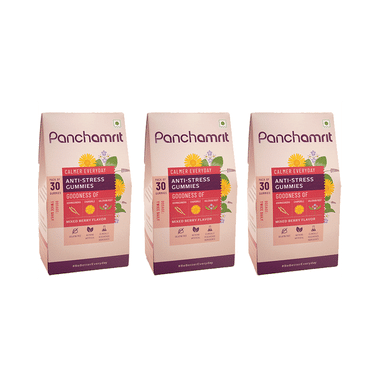 Panchamrit Anti-Stress Gummies (30 Each) Mixed Berry