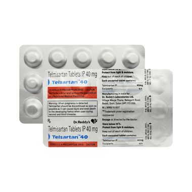 Telsartan 40 Tablet