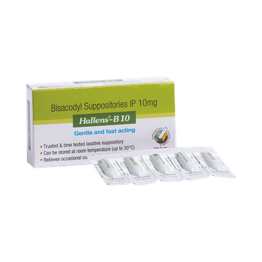 Hallens-B 10 Suppository