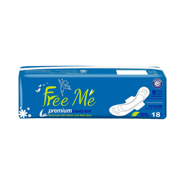 Free Me Premium Comfy Soft Sanitary Pads (18 Each) XL