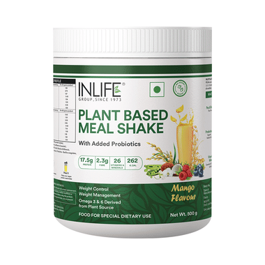 Inlife Protein Powder Meal Shake With Added Probiotics Mango