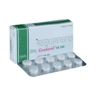 Gesterol 200mg Tablet SR