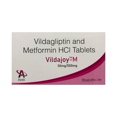 Vildajoy-M 500mg/50mg Tablet