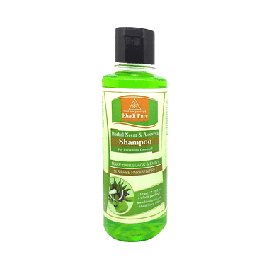 Khadi Pure Herbal Neem & Aloevera Shampoo SLS & Paraben Free