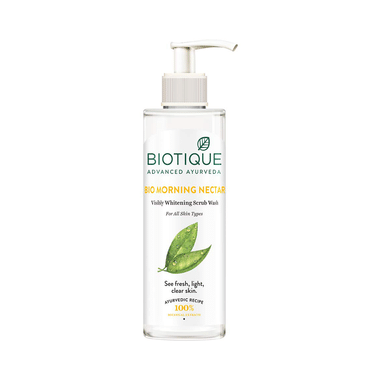 Biotique Bio Morning Nectar Visibly Whitening Scrub Wash