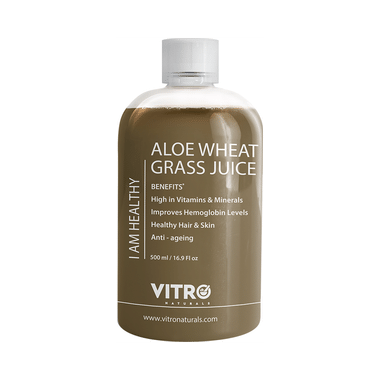 Vitro Naturals I Am Healthy Aloe Wheatgrass Anti-Ageing