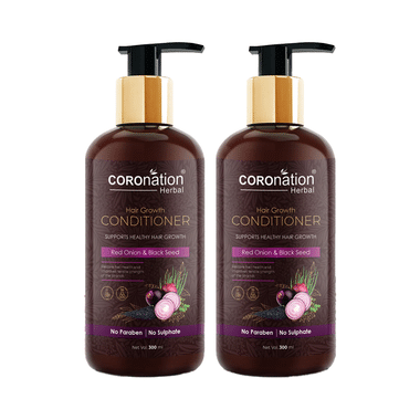 Coronation Herbal Red Onion & Black Seed Hair Growth Conditioner (300ml Each)