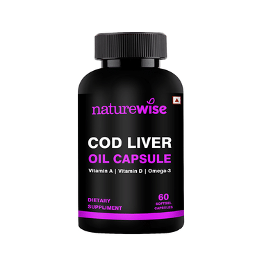 Naturewise COD Liver Oil Softgel Capsule (60 Each)