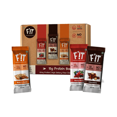 F'it Complete Nutrition Bar (50gm Each) Assorted