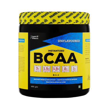 HealthVit Fitness Instantized BCAA 2:1:1 Powder Unflavoured