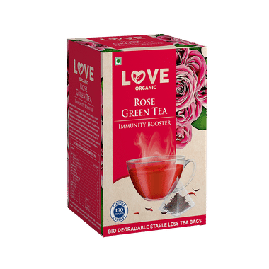 Love Organic Rose Green Tea (2.5gm Each)