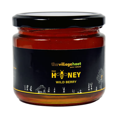 The Village Haat Raw Honey Wild Berry