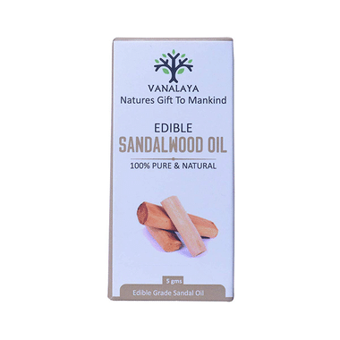 Vanalaya 100% Pure & Natural Edible Sandalwood Oil