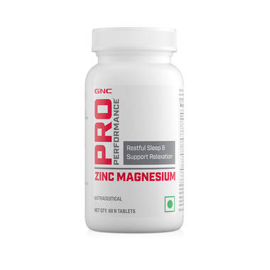 GNC Pro Performance Zinc Magnesium For Restful Sleep & Relaxation Tablet