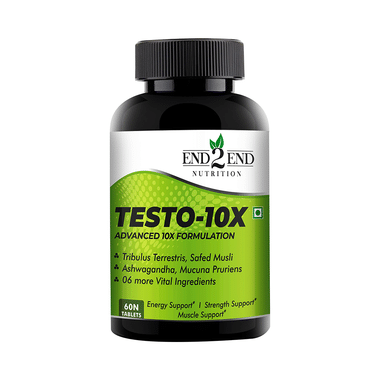 End2End Nutrition Testo 10X Tablet (60 Each)