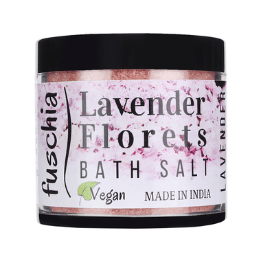 Fuschia Bath Salt Lavender Florets