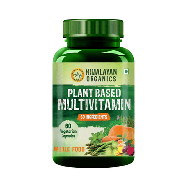 Himalayan Organics Plant Based Multivitamin | Vegetarian Capsule For Immunity, Bones, Joints & Brain Health