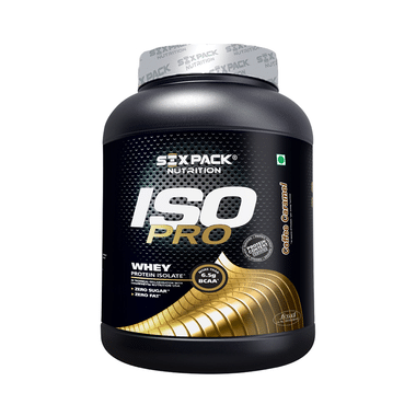 Sixpack Nutrition Iso Pro 100% Whey Protein Isolate Powder Coffee Caramel