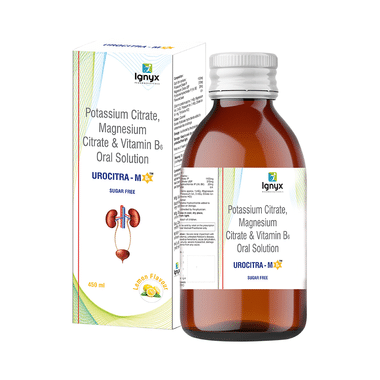 Urocitra-M B6 Oral Solution Lemon Sugar Free