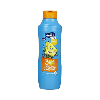 Suave Kids 3 In 1 Shampoo, Conditioner & Bodywash Pineapple