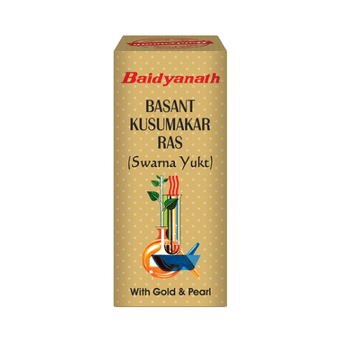 Baidyanath (Noida) Basant Kusumakar Ras (Swarna Yukt) | For Blood Sugar & General Debility