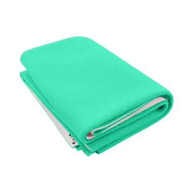 Polka Tots Waterproof & Reusable Dry Mat Bed Protector For New Born Baby Sheet Medium Mint