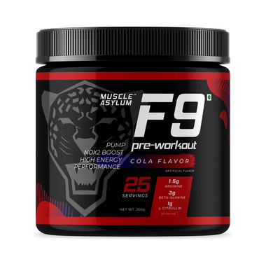 Muscle Asylum F9 Pre-Workout Cola