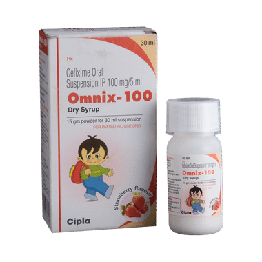 Omnix 100 Dry Syrup Strawberry