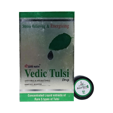 Shri Nath Vedic Tulsi Drop With Aloe Vera Gel 10gm Free