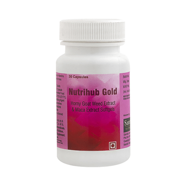 Nutrihub Gold Softgel With Horny Goat Weed & Maca Extract