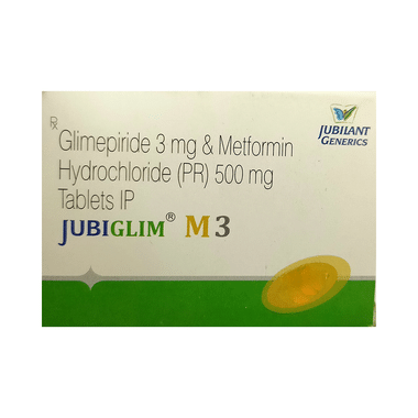 Jubiglim M 3 Tablet PR