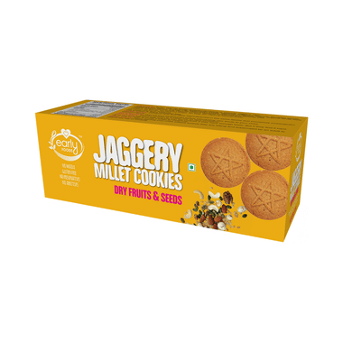 Early Foods Jaggery Millet Cookies (150gm Each) Dry Fruit & Seeds