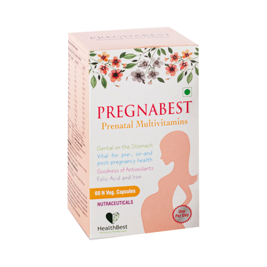 HealthBest Pregnabest Prenatal Multivitamins Veg Capsule