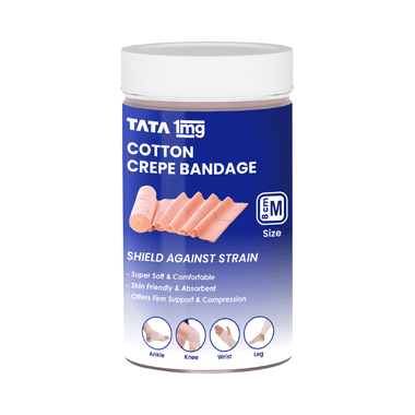 Tata 1mg Cotton Crepe Bandage 8cm