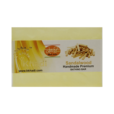 Khadi India Sandalwood Handmade Premium Bathing Bar