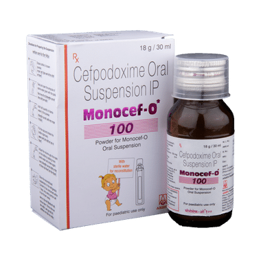Monocef-O 100 Powder for Oral Suspension