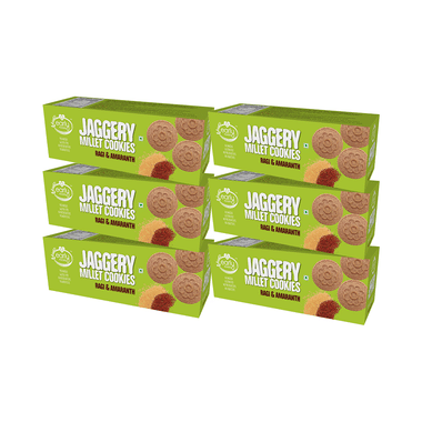 Early Foods Jaggery Millet Cookies (150gm Each) Ragi & Amaranth