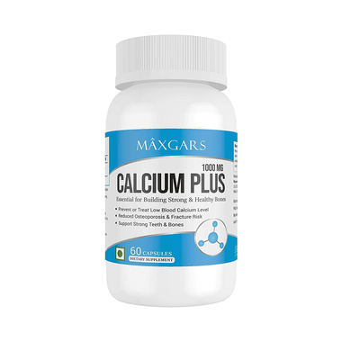 Maxgars Calcium Plus 1000mg Capsule