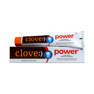 Clove Power Fresh Breath Fluoride Toothpaste