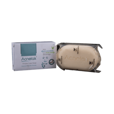 Acnelak Pimple Care Soap With Aloe Vera | For Acne Prone Skin