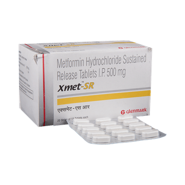 एक्समेट-एसआर 500mg टैबलेट