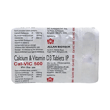 Cal-Vic 500 Tablet
