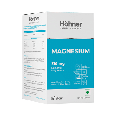 Hohner Magnesium 310mg Veg Capsule