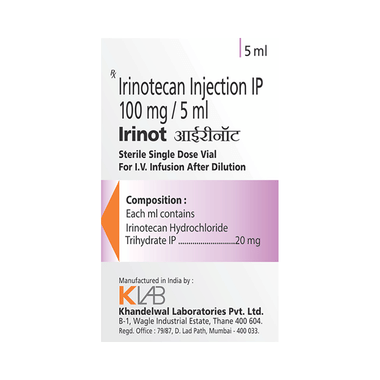 <span style='color:#626A7A'>Irinot 100mg Injection</span>