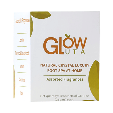 Glow Gluta Natural Crystal Luxury Foot Spa at Home