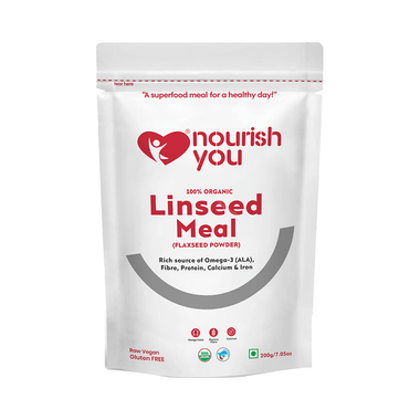 Nourish You 100% Organic Linseed Meal (Flaxseed Powder)