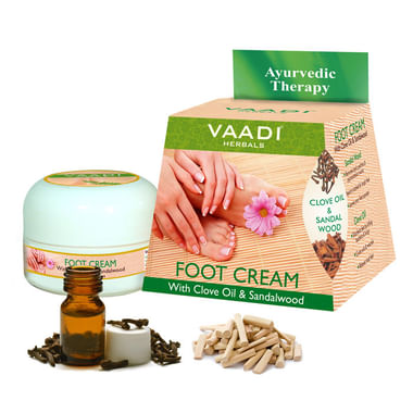 Vaadi Herbals Foot Cream Clove Oil & Sandalwood