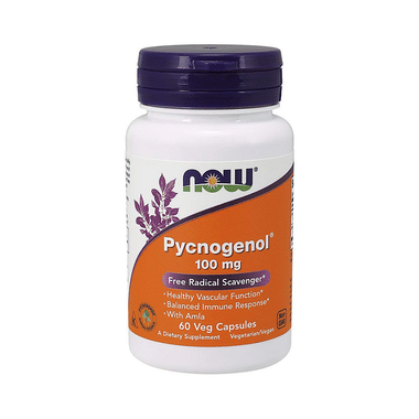 Now Foods Pycnogenol 100mg Veg Capsule
