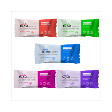 The Whole Truth Vegan Energy Bar (40gm Each) | All In One