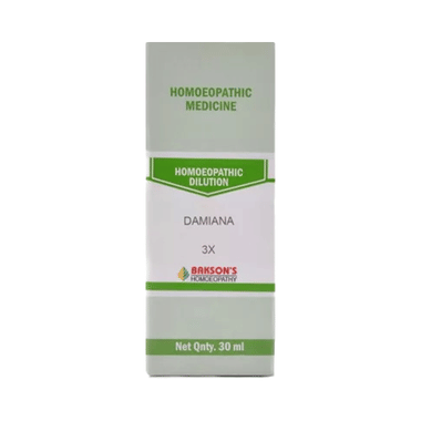 Bakson's Homoeopathy Damiana Dilution 3X
